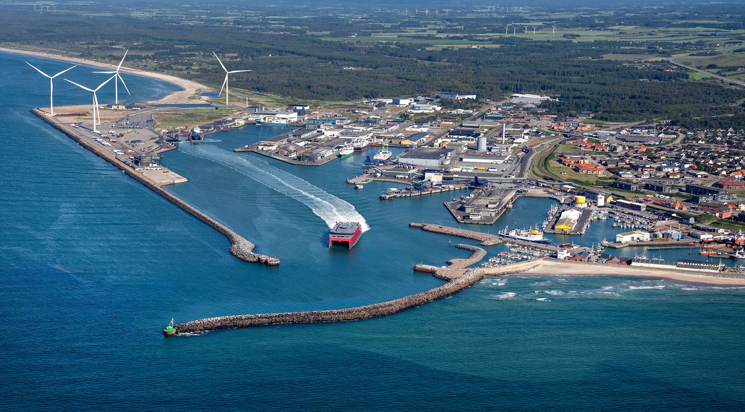 Ifm projektet EFFORT forestiller dette billede Hirtshals havn